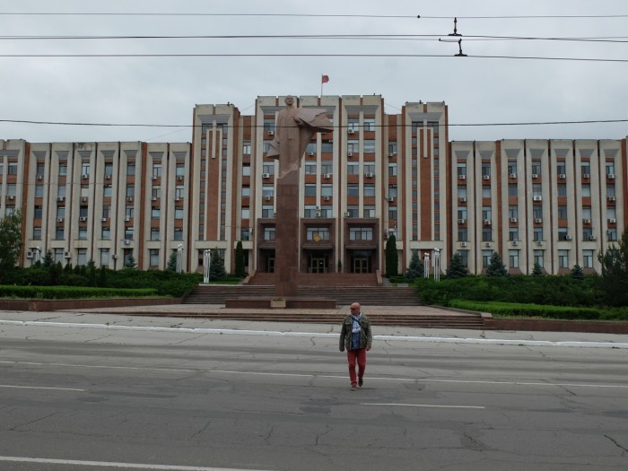 L’immeuble du Parti à Tiraspol: Lénine s’y sent encore comme chez lui …