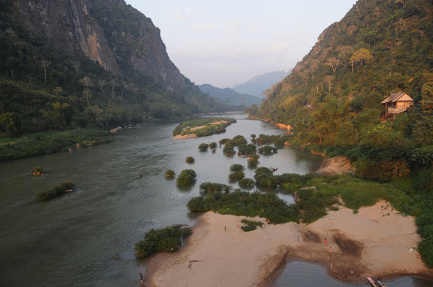 La rivière Nam Ou a Nong Khiaw.