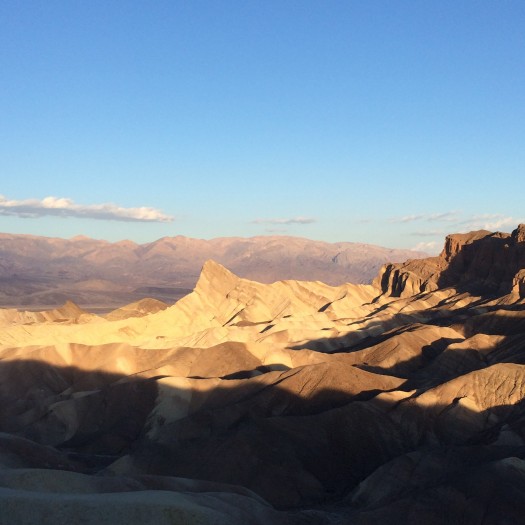 Le site de Zabriskie point était  autrefois un lieu d’exploitation du borax