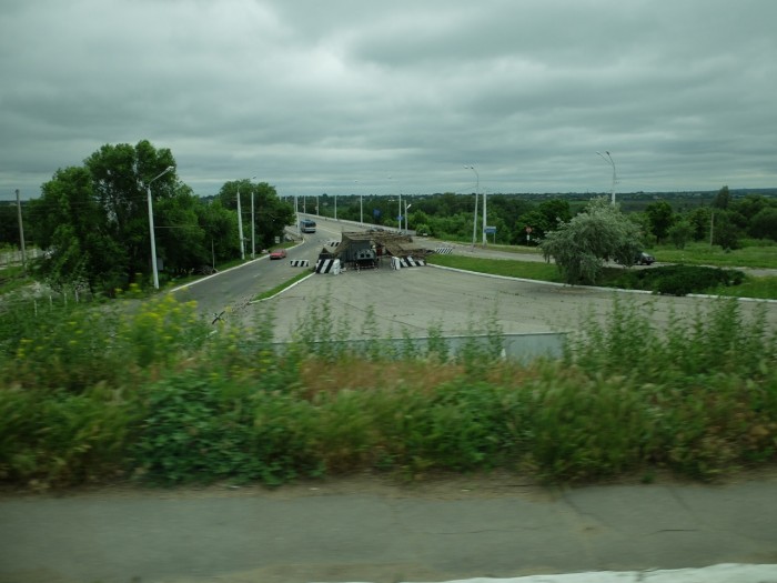 L’entrée de Tiraspol. On a connu office de tourisme plus accueillant !