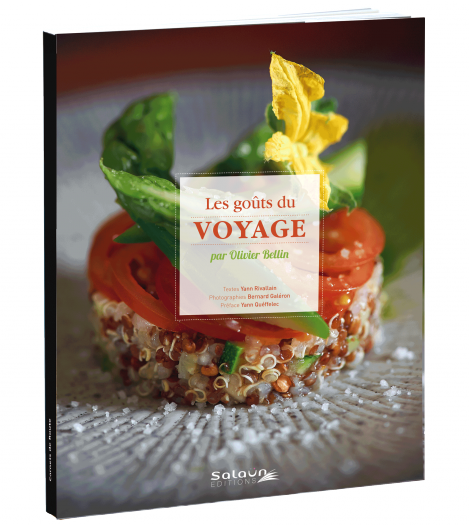 A la fois livre de cuisine et livre de voyage, cet ouvrage vous invite à un voyage culinaire à travers les recettes emblématiques d’une trentaine de pays, revisitées par le grand chef breton doublement étoilé, Olivier Bellin.