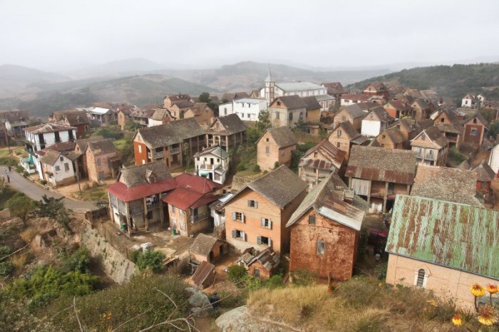 Le village montagnard d’Ambatumanga, dans les hautes terres.