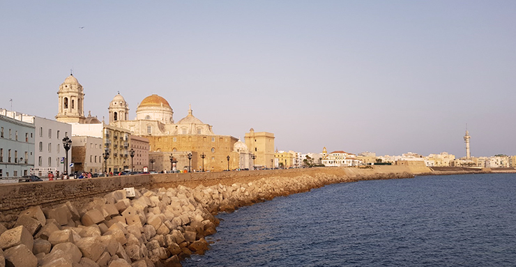 La cathédrale de Cadiz et sa coupole