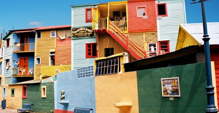 Quartier de la boca à Buenos aires